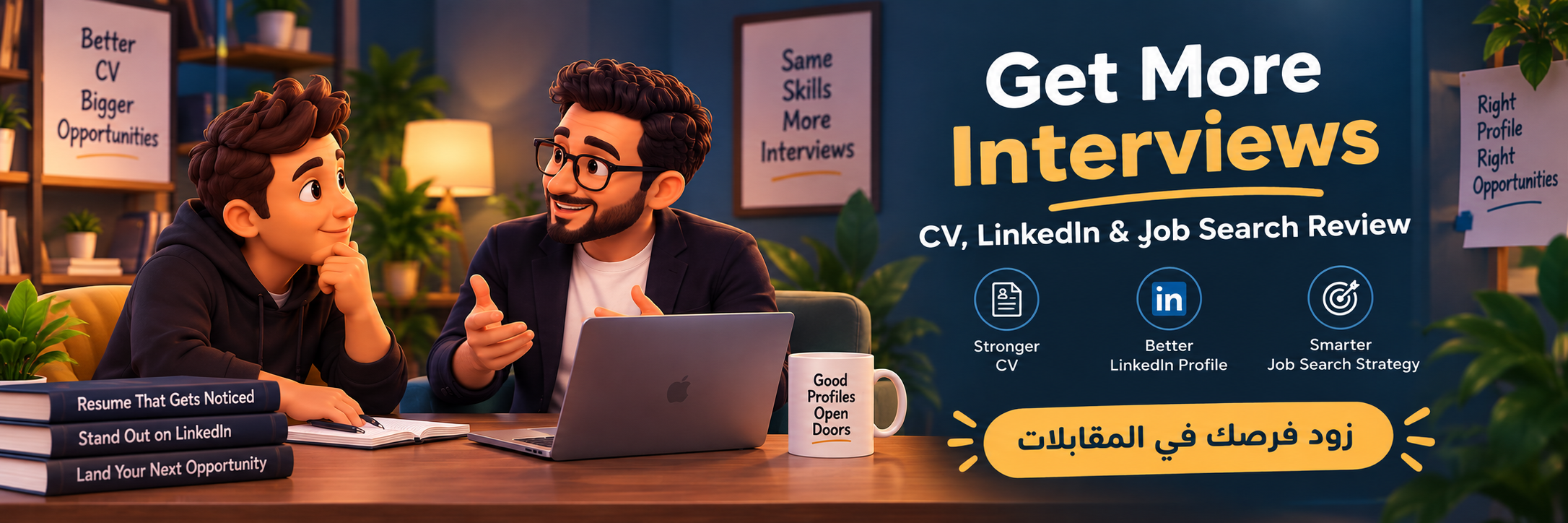 Get More Interviews – CV, LinkedIn & Job Search Review
