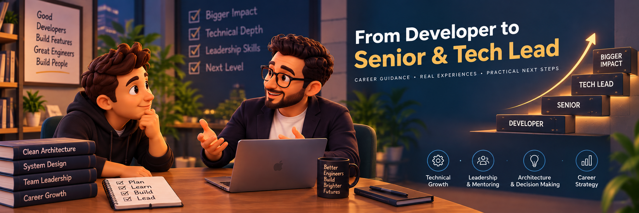 From Developer to Senior & Tech Lead – Leadership Career Session